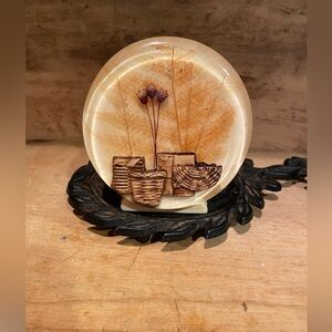 Colorflo piece, from the 1970s.  Resin/lucite vintage